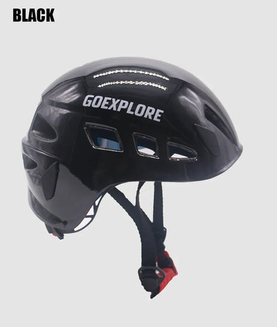 Goexplore Rock climbing Helmet Downhill Riding Mountaineering Tunnel Cable Drop Rescue Outdoor Equipment Sport Safety Helmet