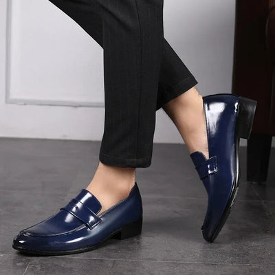 Handmade Leather Men Dress Shoes Fashion Party And Wedding Men'S Loafers Casual Shoes Men Driving Shoes