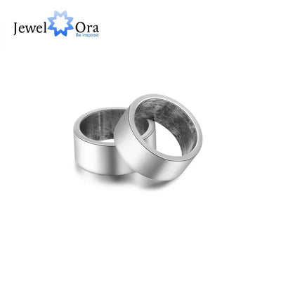 JewelOra Personalized Name Engraved Beads Fit Bracelets 925 Sterling Sliver & Stainless Steel Jewelry