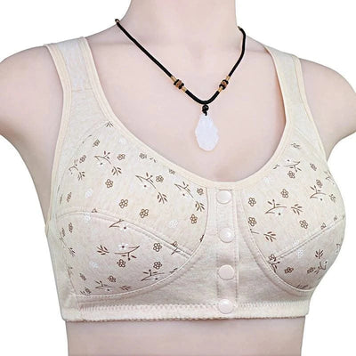 Front Closure Bras Women Removable Padded Bra
