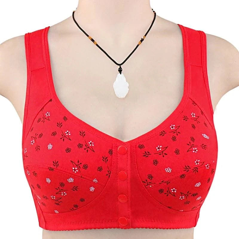 Front Closure Bras Women Removable Padded Bra