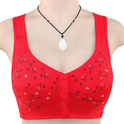 Front Closure Bras Women Removable Padded Bra