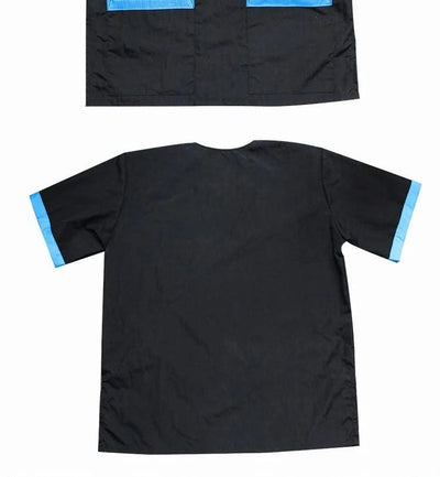 Summer Pet Groomer Uniforms Dog Grooming Clothing Pet Shop Work Clothes Hairdresser Short Sleeve Top Hair Salon Smock Anti Hair