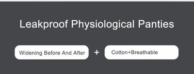 Leak Proof Menstrual Panties of Large Size Cotton Panties Women Sexy Physiological Underwear Plus Size Period Waterproof Briefs