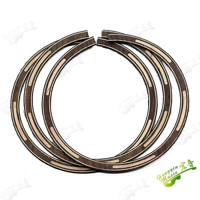 Ukulele Small Four-string Guitar Sound Hole Circle Rosewood Maple Abalone Color Shell Mosaic Caliber Pattern Ukulele Accessories