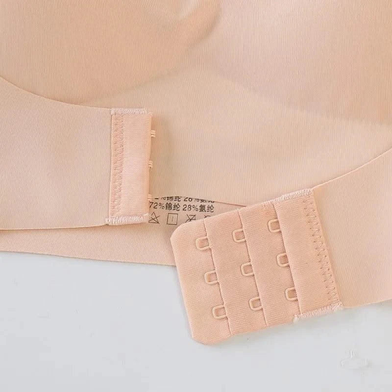 Women Push Up Bra Posture Corrector Bralette Front Closure Cross Back Tops