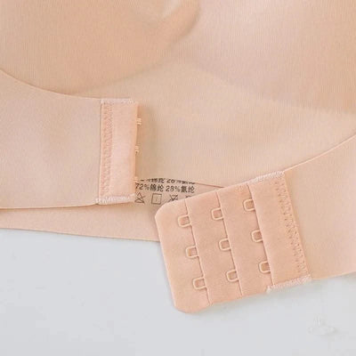 Women Push Up Bra Posture Corrector Bralette Front Closure Cross Back Tops