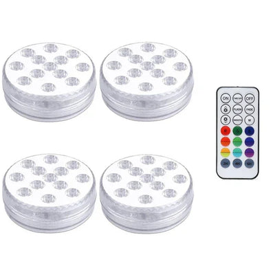 13 LEDs Magnetic Submersible LED Light Waterproof Underwater Light USB Rechargeable Swimming Pool Night Lamp With Suction Cups
