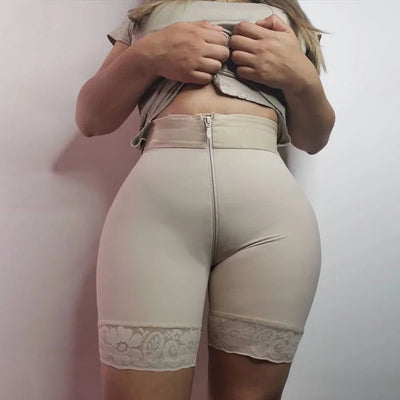 Women Shapewear High Waist Zipper Adjustable High Compression Butt Lifter Fajas Body Underwear Flat Belly Invisible Hip Pants