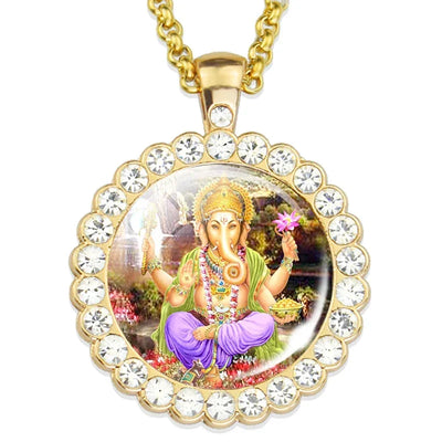 Lord Shiva Necklaces Shiva Nataraja Buddhist Jewelry Hinduism Lakshmi Pendant Amulet Necklace