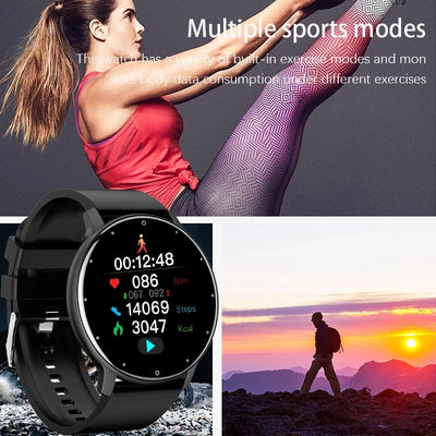 LIGE 2025 Smart Watch Women Men Lady Gift Sport Fitness Watches Heart Rate Monitor Waterproof Smartwatch For Xiaomi Android IOS