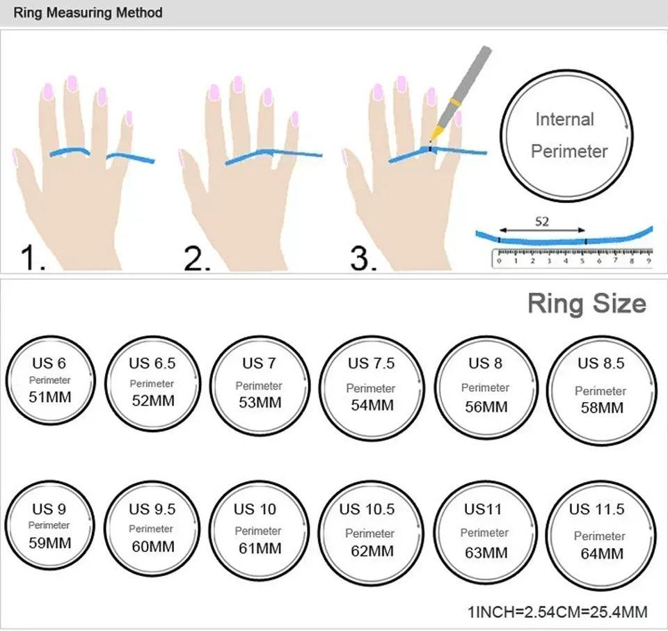 Luxury never fade 18k gold plated bold wide thick ring for women chunky link chain stainless steel strap finger rings