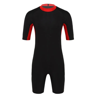 Swimwear Mens Leotard Swimsuit Shorty Wetsuit Diving Swimming Snorkeling Surfing Scuba Swim Bodysuit Jumpsuit Warm Swimwear