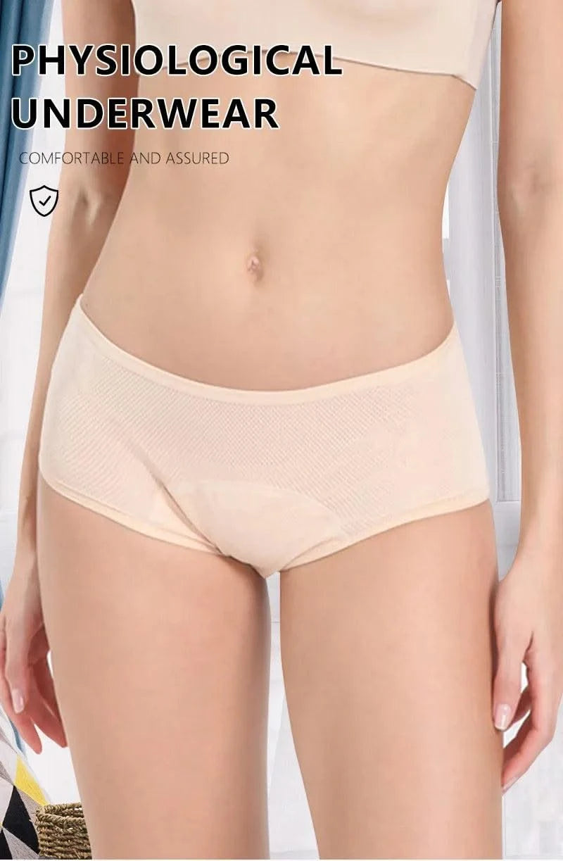 3pcs/Set Leak Proof Menstrual Panties Women Period Underwear Sexy Pants Physiological Underwear Plus Size Waterproof Briefs