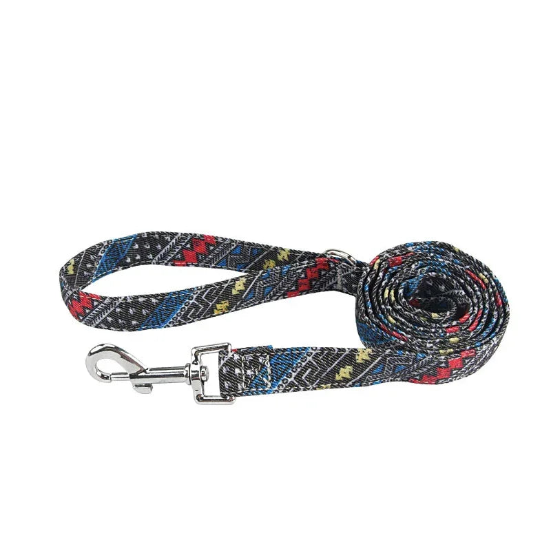 Dog Leash Fashion Flower Pet Leashes Medium Large Puppy Leashes Lead Rope For Cat Big Small Pet Harness