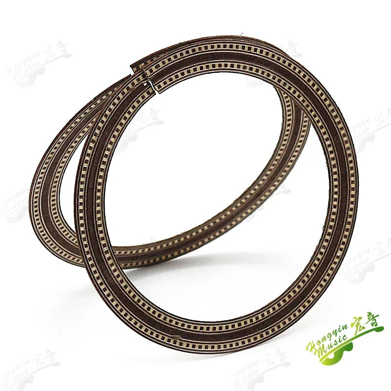 Ukulele Small Four-string Guitar Sound Hole Circle Rosewood Maple Abalone Color Shell Mosaic Caliber Pattern Ukulele Accessories