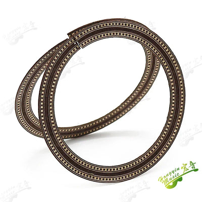 Ukulele Small Four-string Guitar Sound Hole Circle Rosewood Maple Abalone Color Shell Mosaic Caliber Pattern Ukulele Accessories