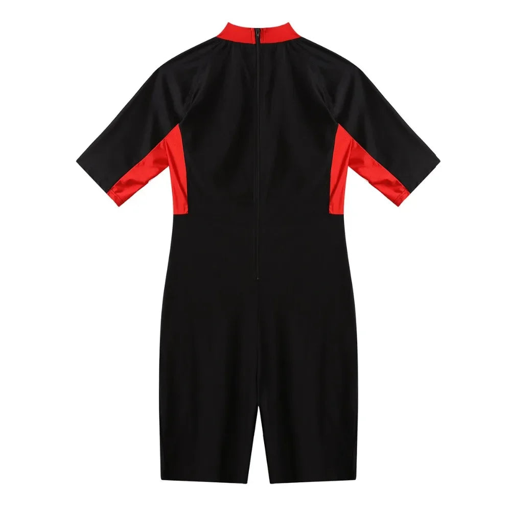 Swimwear Mens Leotard Swimsuit Shorty Wetsuit Diving Swimming Snorkeling Surfing Scuba Swim Bodysuit Jumpsuit Warm Swimwear