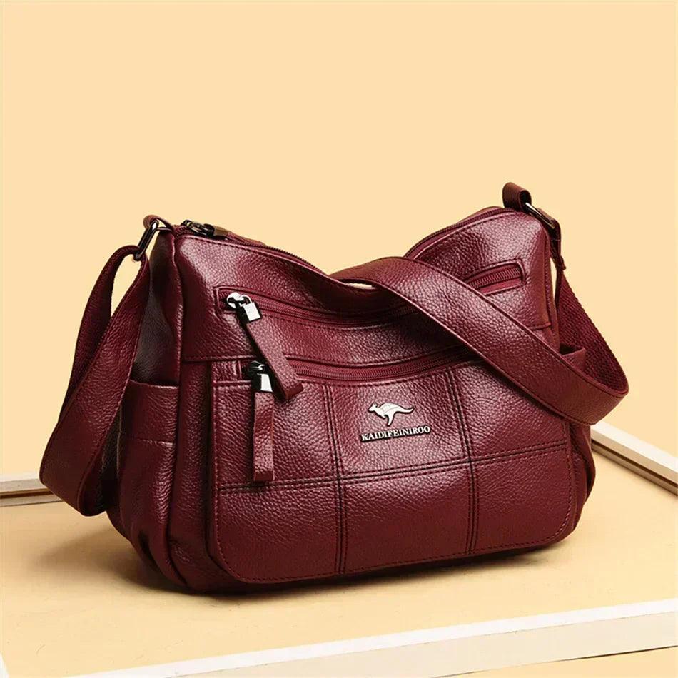 Genuine brand leather sac luxury handbags purse women bags designer shoulder crossbody messenger female 2021 waterproof
