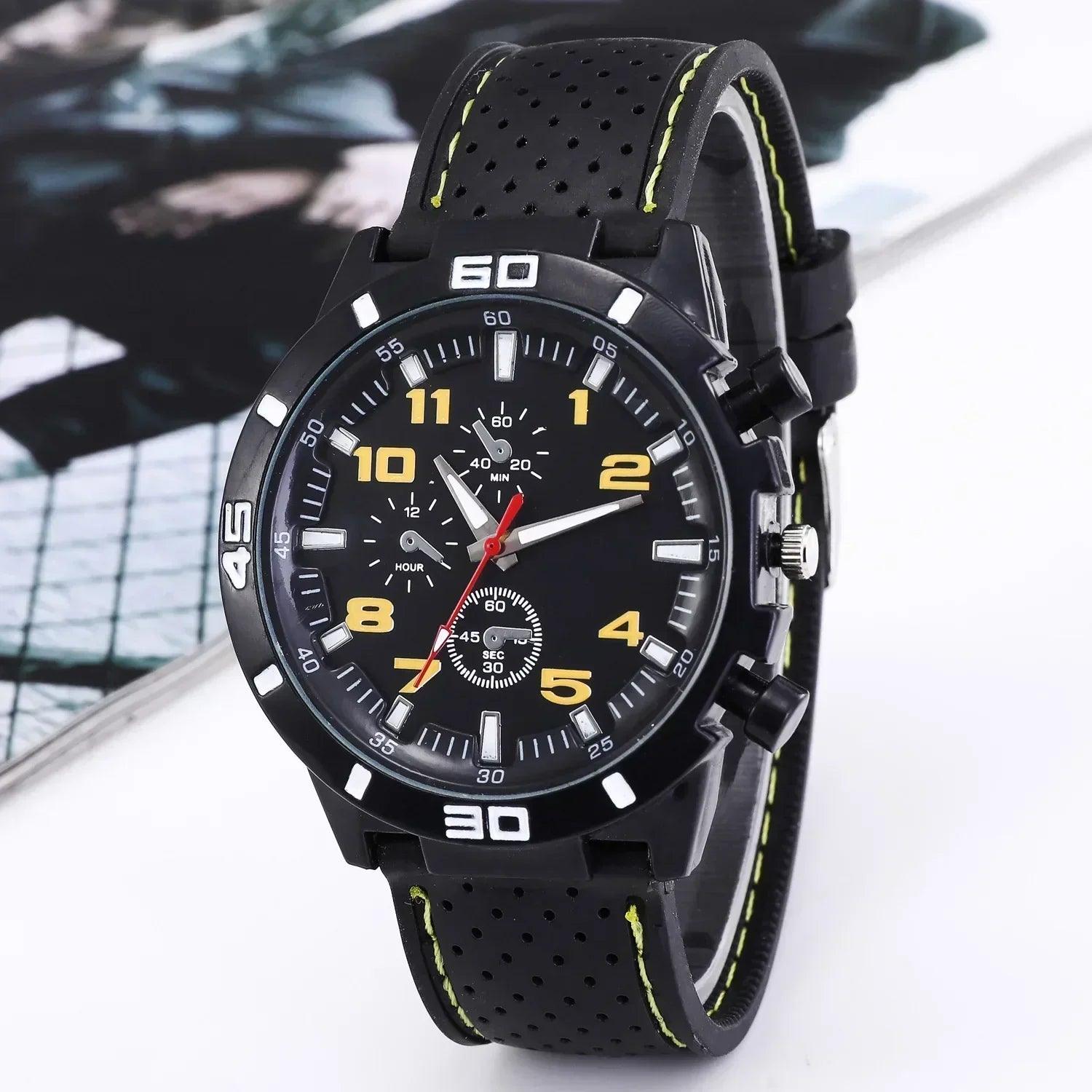 Fashionable casual men’s watch high-end classic silicone wholesale 066 male feminino zegarek damski