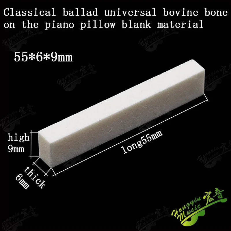 Acoustic guitar  and 4 5 6 7 12String Bass guitar nut slotted, upper and lower nuts slotted in various sizes Made of Bovine bone