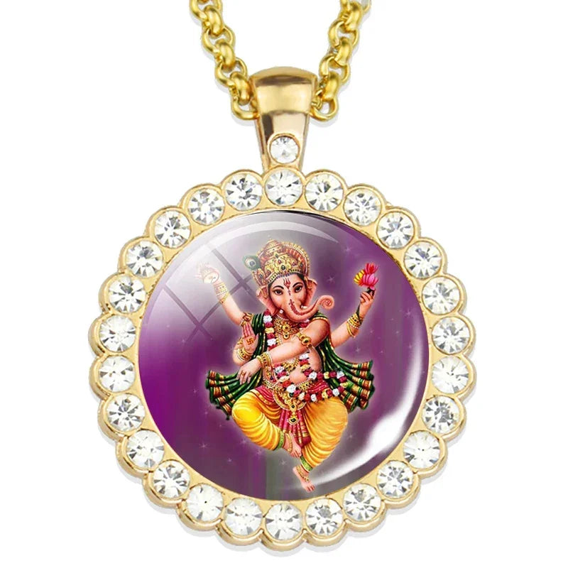 Lord Shiva Necklaces Shiva Nataraja Buddhist Jewelry Hinduism Lakshmi Pendant Amulet Necklace