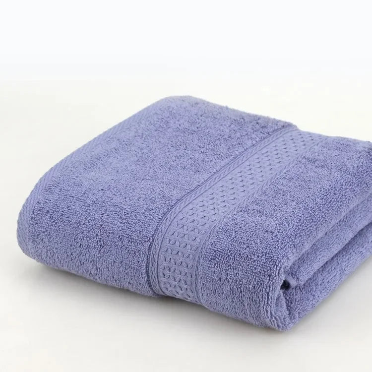 Large Bath Towels for Adults, 100% Cotton, Solid Terry, Beach Towel, Absorbent Yoga Shower Towels Bathroom, Wholesale, 70*140cm