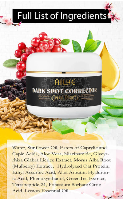 AILKE Dark Spot Corrector Cream, For Face & Body &Armpit,With Organic Arbutin,Intimate Whitening &Clear,Even Skin Tone skincare