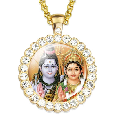 Lord Shiva Necklaces Shiva Nataraja Buddhist Jewelry Hinduism Lakshmi Pendant Amulet Necklace