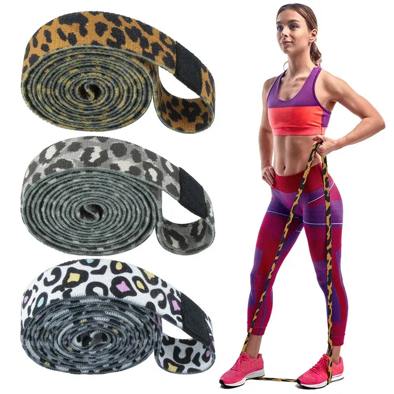 Fitness Resistance Bands Workout Hip Loop Elastic Exercise Band Gum Sport Yoga Strength  3-Piece Non-Slip For Leg Home Equipment