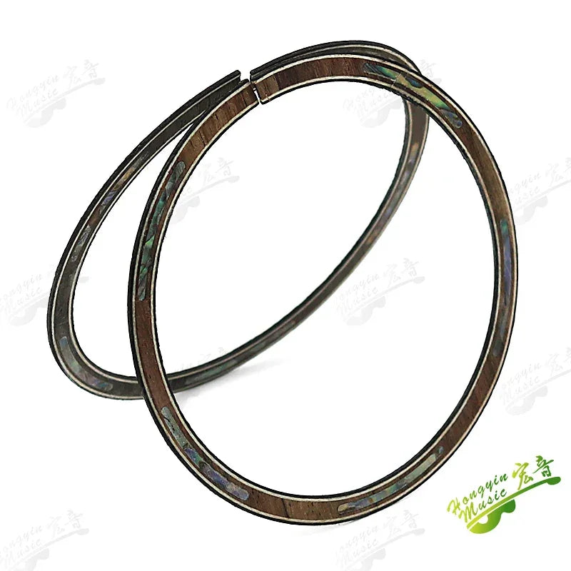 Ukulele Small Four-string Guitar Sound Hole Circle Rosewood Maple Abalone Color Shell Mosaic Caliber Pattern Ukulele Accessories