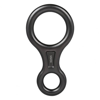35KN Carabiner High Strength Wear-resistant Compact 8-shape 35KN Descender for Mountaineering