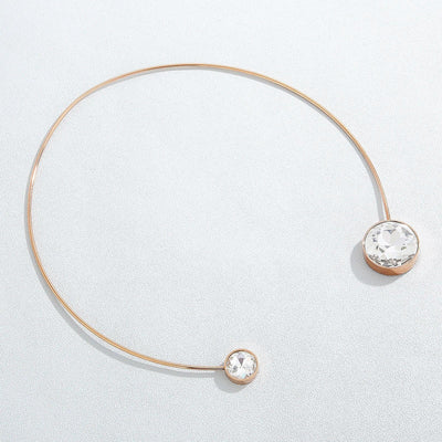 KALEN Elegant Zircon Choker Necklace  Clavicle Chain Fashion Necklace For Women Wedding Jewelry Collar Necklaces Maxi Chokers