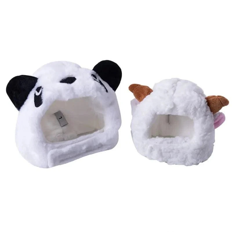 Animal Decorate Pet Cat Hat Multi Sizes Designer Soft Cotton Dogs Accessories Head Wear Adjustable Lovely Winter Kitten Caps