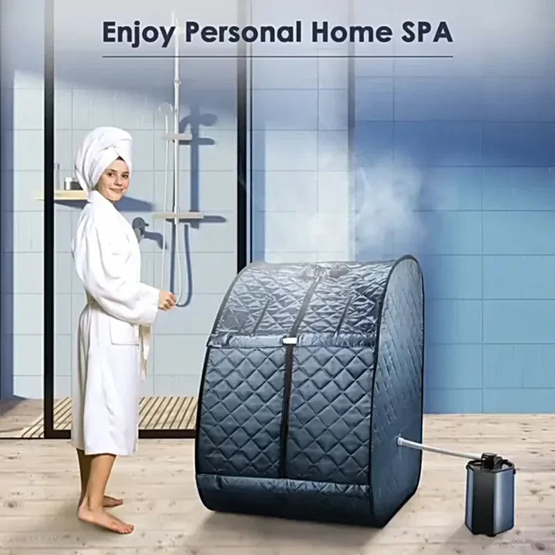 3L Sauna Box Full Body Portable Fumigation Sauna for Home Spa Strong Steam Engine Fumigating Foldable Single Spa Machine