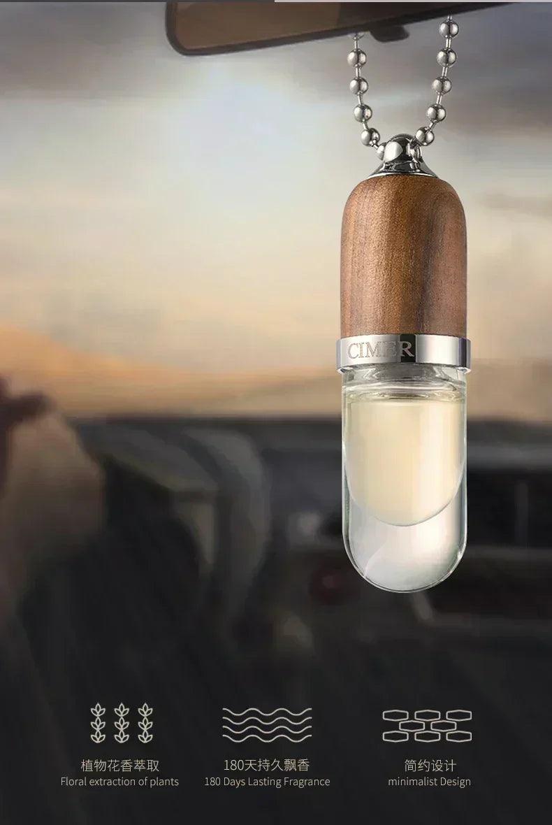 Luxury style car air freshener hanging perfume pendant auto essential oils bottle diffuser ornament accessories