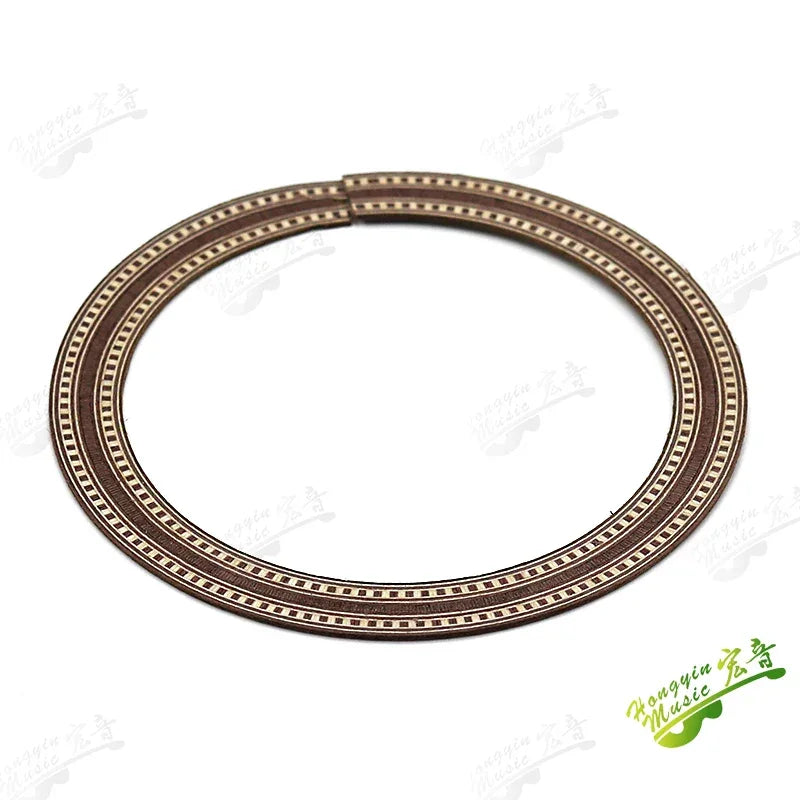 Ukulele Small Four-string Guitar Sound Hole Circle Rosewood Maple Abalone Color Shell Mosaic Caliber Pattern Ukulele Accessories