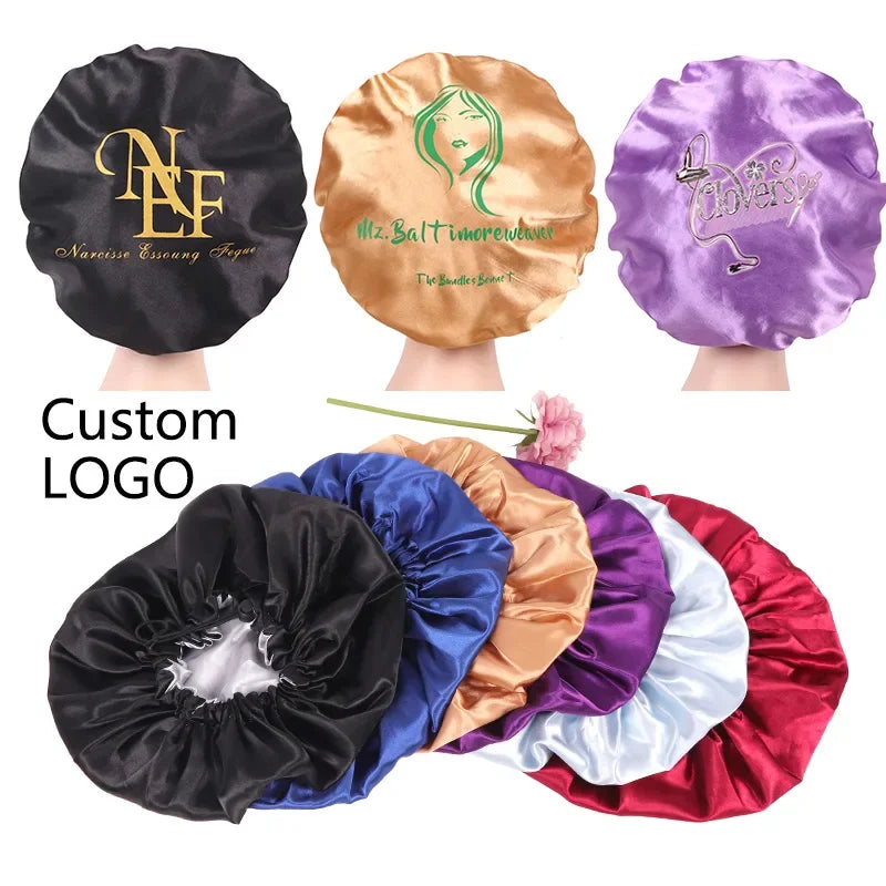 Satin Bonnet Silk Bonnet Hair Bonnet For Sleeping Satin Bonnet For Natural Hair Bonnets For Women Silk Bonnet For Natural Hair