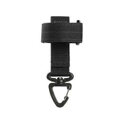 Mountaineering Buckle Outdoor Keychain  Gear Clip Keeper Pouch Belt Keychain Gloves Rope Holder Military Hook Camping