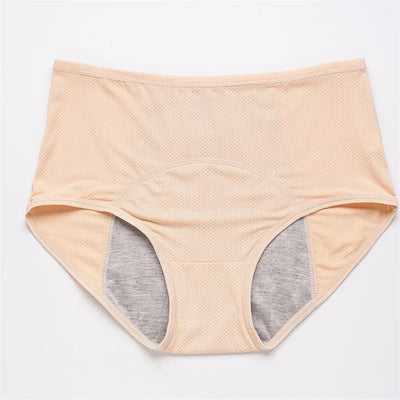 Menstrual Panties Women UnderwearPlus SizeLeak-proof ElasticHigh-waist  Physiological Mesh  Female Lingerie BikiniBriefs