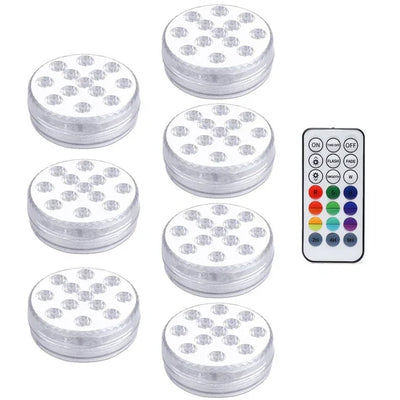 13 LEDs Magnetic Submersible LED Light Waterproof Underwater Light USB Rechargeable Swimming Pool Night Lamp With Suction Cups