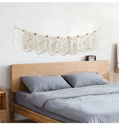 Wall Hanging Decoration Tassel Macrame Hand-Woven Tapestry Bohemian Boho Home Apartment Bedroom Livingroom Hotel Shop Mall Decor