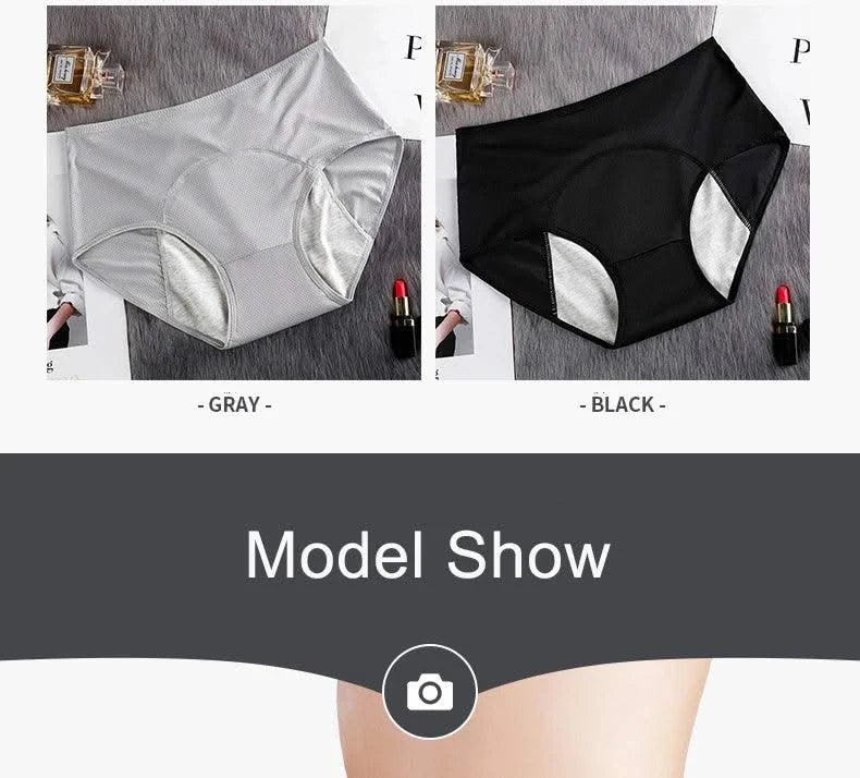 Leak Proof Menstrual Panties of Large Size Cotton Panties Women Sexy Physiological Underwear Plus Size Period Waterproof Briefs