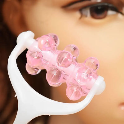 2 In 1 Face Lift Massage Roller Flower Shape Facial Massager Anti Wrinkle Face Slimmer Shaper Relaxation Skin Care Beauty Tool