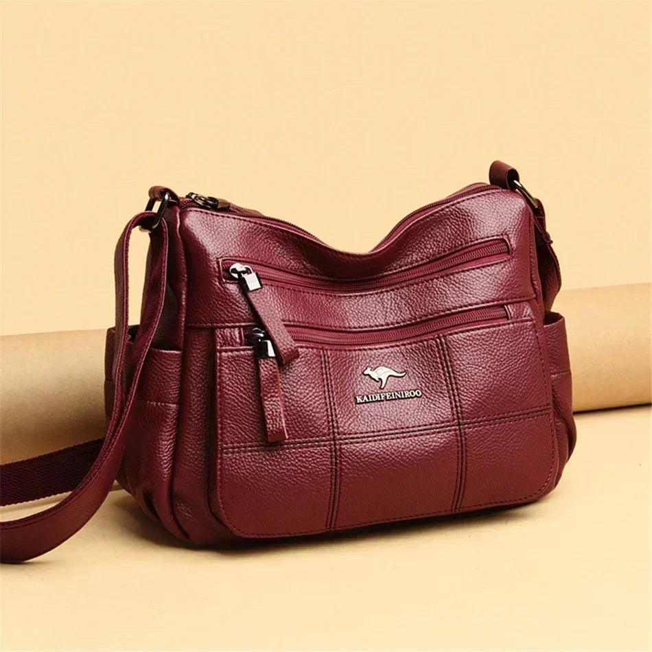 Genuine brand leather sac luxury handbags purse women bags designer shoulder crossbody messenger female 2021 waterproof
