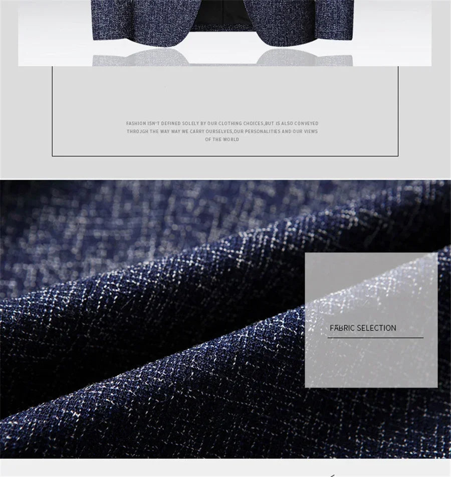 FGKKS 2023 Spring Autumn Blazers Men Fashion Slim Casual Business Handsome Suits Brand Men's Blazers Tops