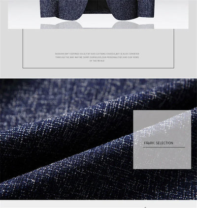 FGKKS 2023 Spring Autumn Blazers Men Fashion Slim Casual Business Handsome Suits Brand Men's Blazers Tops