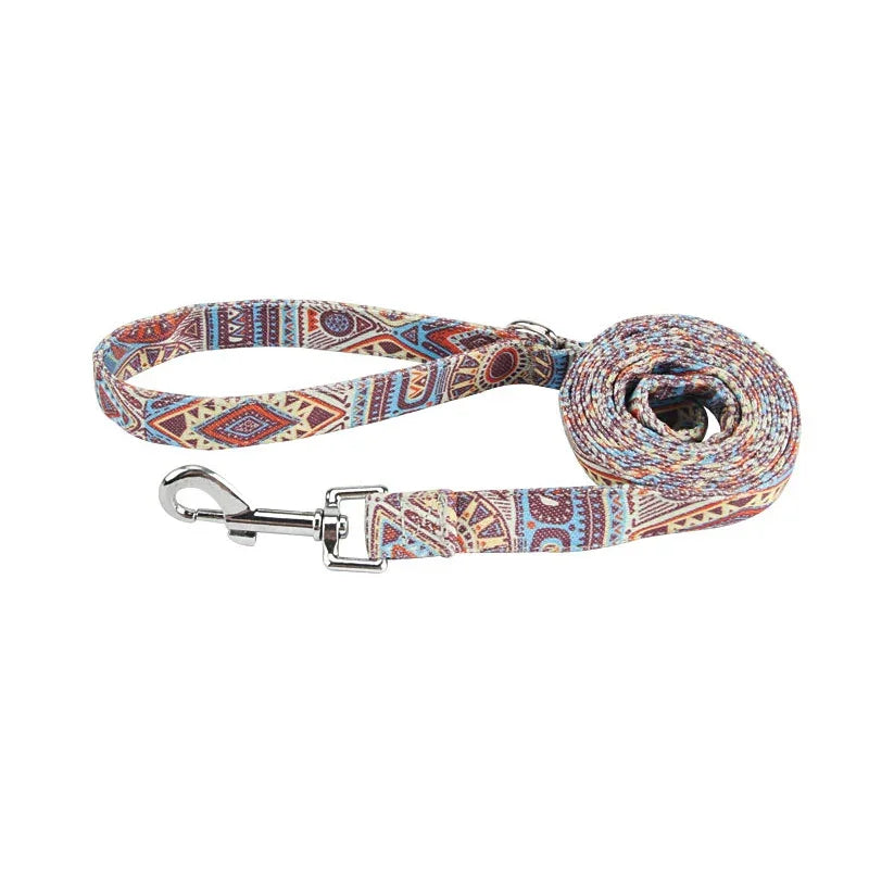 Dog Leash Fashion Flower Pet Leashes Medium Large Puppy Leashes Lead Rope For Cat Big Small Pet Harness