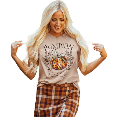 Solid Color Casual T-shirt Women's All-match Short-sleeved Pullover