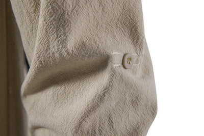 Happyjeffery Mens Cotton Linen Shirt Henry Collar with Drawstring Men Man Long Sleeve Beach Shirts Man Designer Cloth LS51